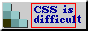css is difficult button.